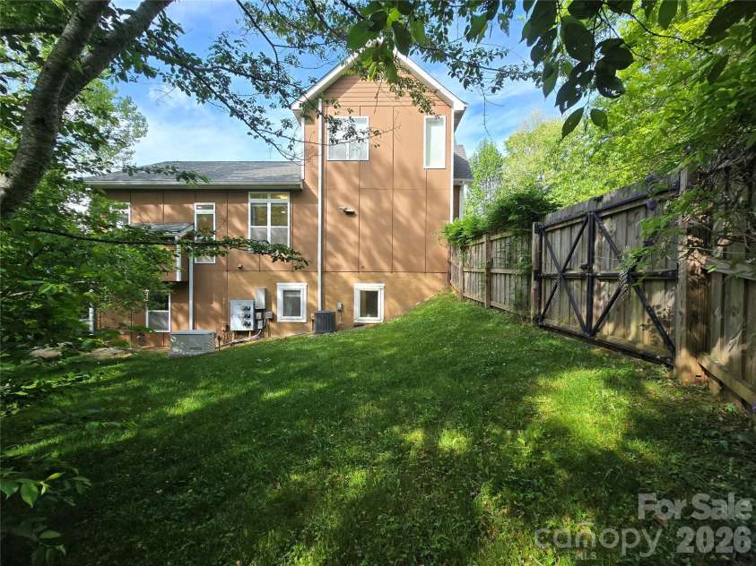 73 Dalya Road, Swannanoa, NC 28778.  MLS# CAR4352117, YatesRealty ID 21431. Private outdoor fenced area