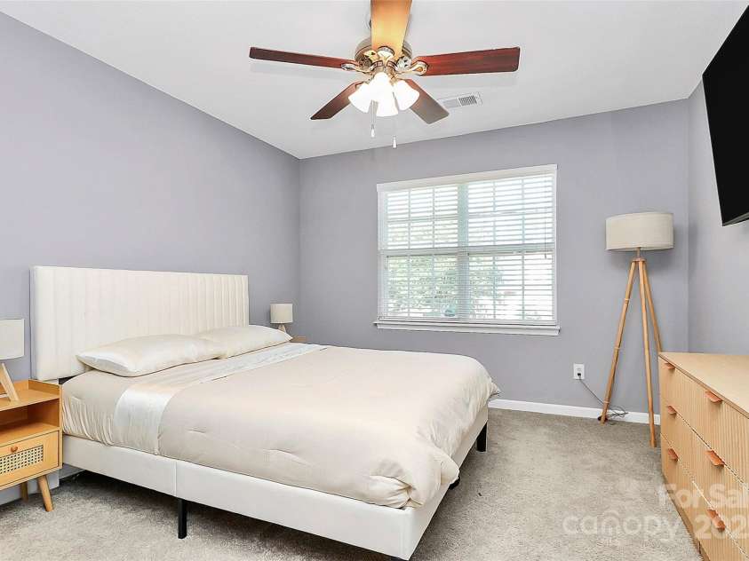 5980 Cougar Lane, Charlotte, NC 28269.  MLS# CAR4272520, YatesRealty ID 21432. Bedroom 2 on upper level