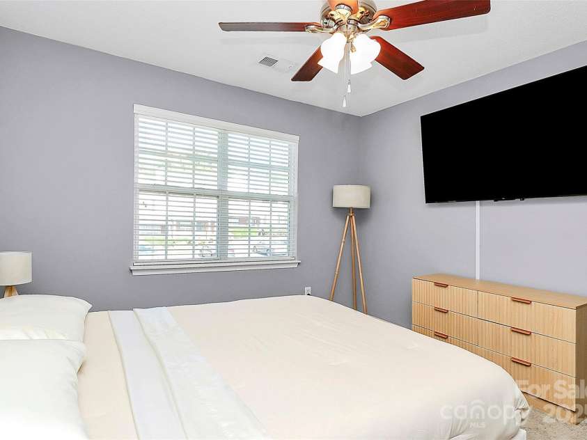 5980 Cougar Lane, Charlotte, NC 28269.  MLS# CAR4272520, YatesRealty ID 21432. Bedroom 2 on upper level