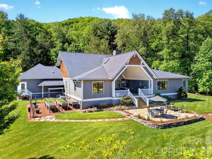 120 Old Lakey Gap Road, Black Mountain, NC 28711.  MLS# CAR4380220, YatesRealty ID 21433. Organic Garden