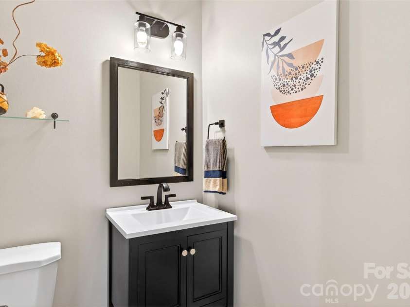 120 Old Lakey Gap Road, Black Mountain, NC 28711.  MLS# CAR4380220, YatesRealty ID 21433. Powder Room