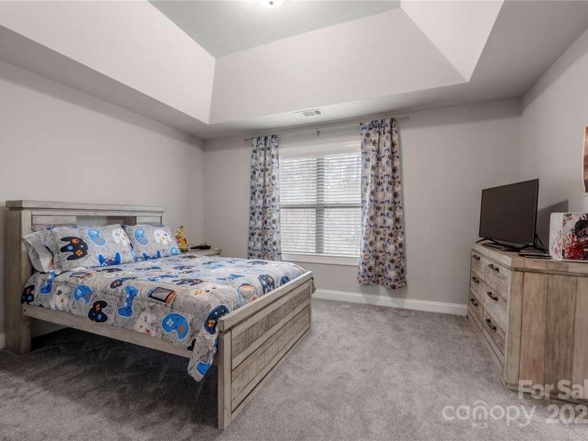 3019 Foggy Hollow Lane, Clover, SC 29710.  MLS# CAR4226789, YatesRealty ID 21435. Bedroom with private bathroom