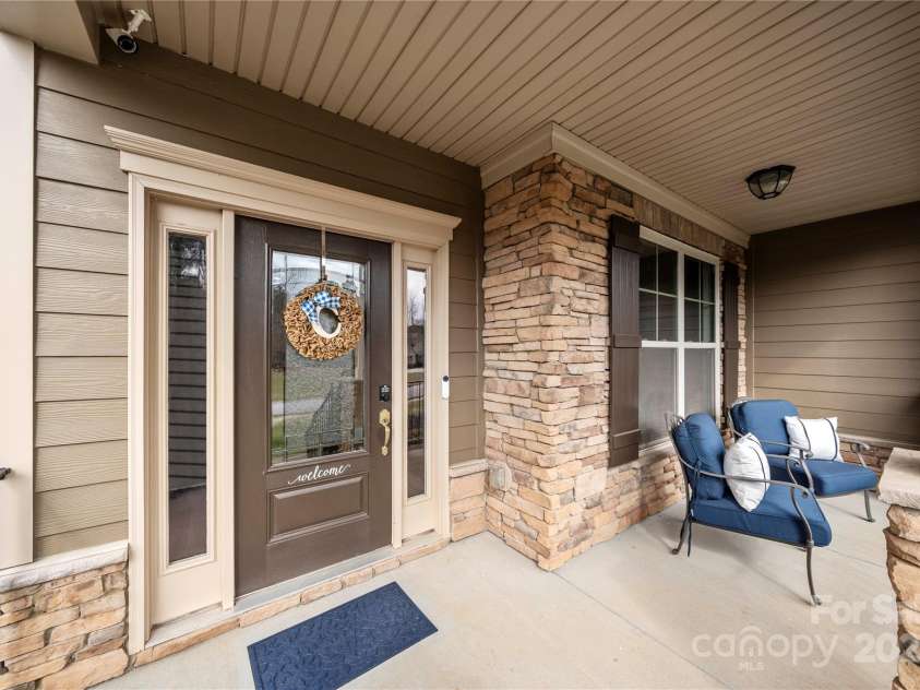 3019 Foggy Hollow Lane, Clover, SC 29710.  MLS# CAR4226789, YatesRealty ID 21435. Front porch