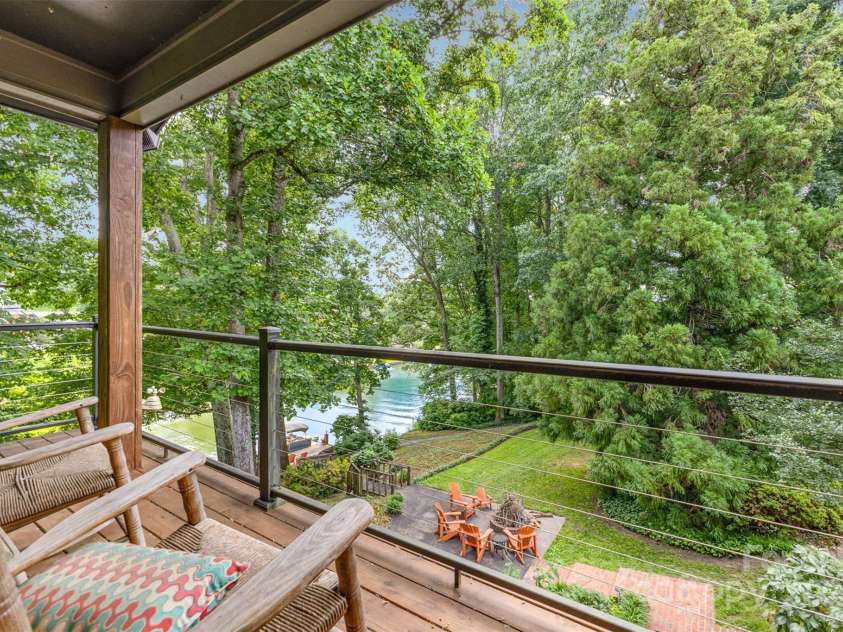 3004 Vernell Lane, Shelby, NC 28150.  MLS# CAR4238720, YatesRealty ID 21447. Has a private balcony overlooking the cove...