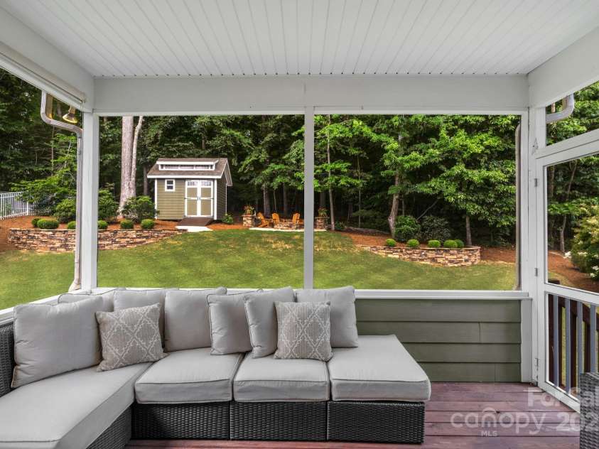 3701 Methodist Church Lane, Waxhaw, NC 28173.  MLS# CAR4270658, YatesRealty ID 21466. Screened porch to enjoy the mild Carolina weather