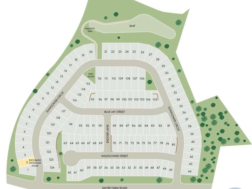 1421 Wildflower Street, Newton, NC 28658.  MLS# CAR4255807, YatesRealty ID 21468. Community Map