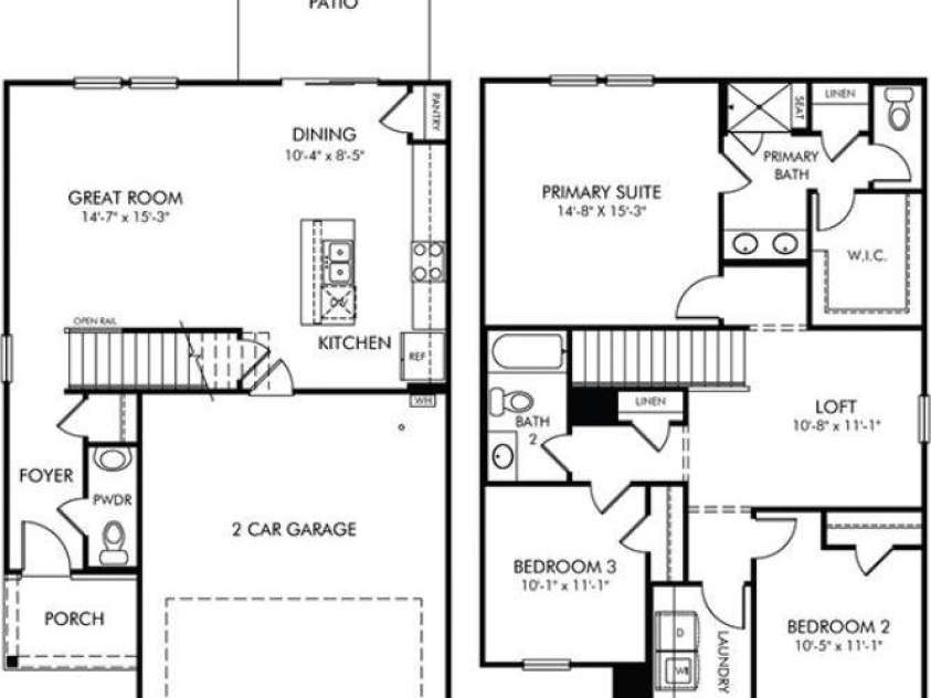 1421 Wildflower Street, Newton, NC 28658.  MLS# CAR4255807, YatesRealty ID 21468. Floorplan