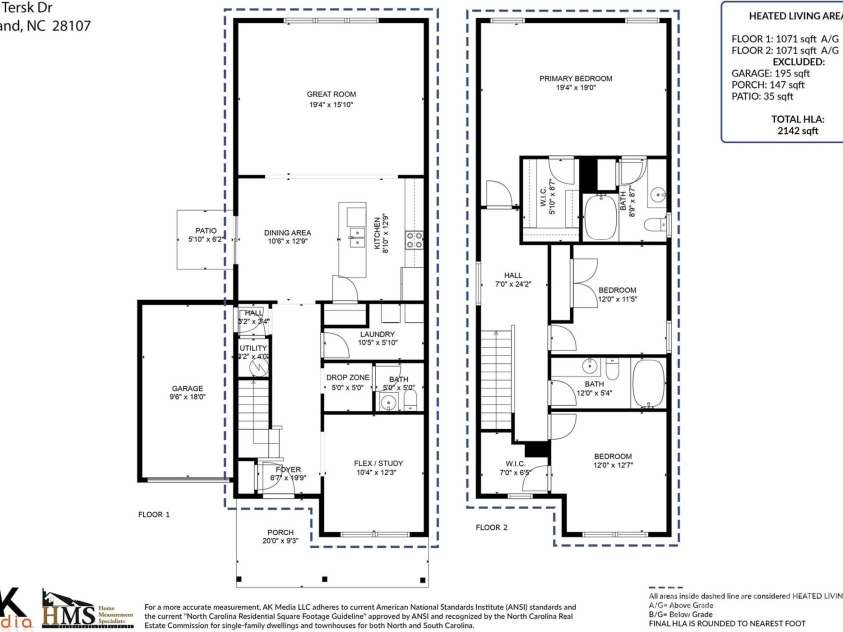 3855 Tersk Drive, Midland, NC 28107.  MLS# CAR4272087, YatesRealty ID 21477. 
