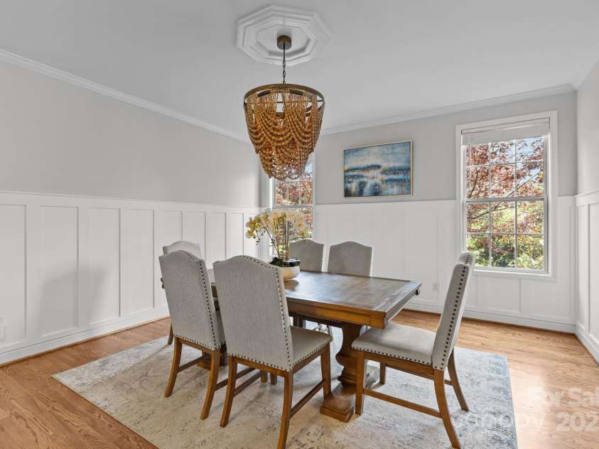 3206 Lakehurst Crossing, Matthews, NC 28104.  MLS# CAR4259492, YatesRealty ID 21479. Dining Room