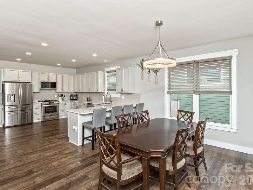 46 Carden Drive, Weaverville, NC 28787.  MLS# CAR4357396, YatesRealty ID 21479. Dining/Kitchen