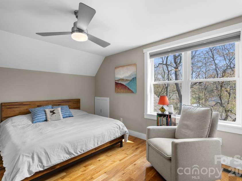55 Vandalia Avenue, Asheville, NC 28806.  MLS# CAR4362677, YatesRealty ID 21480. Bedroom #2 upstairs