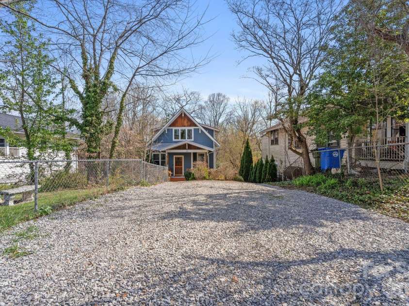 55 Vandalia Avenue, Asheville, NC 28806.  MLS# CAR4362677, YatesRealty ID 21480. House sits back off the road, with off-street parking in driveway