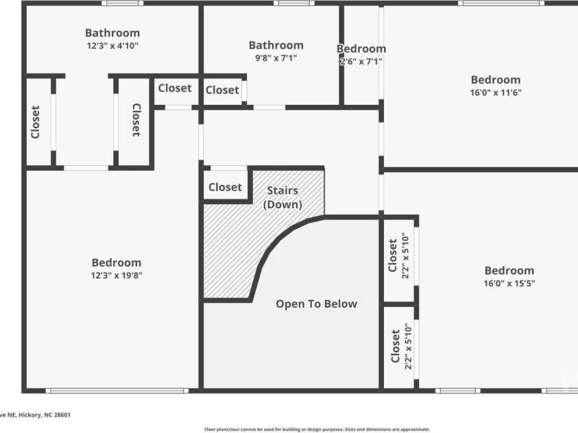 1175 18th Avenue, Hickory, NC 28601.  MLS# CAR4267840, YatesRealty ID 21483. 2nd Floor