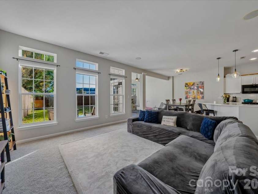2120 Mondo Lane, Indian Trail, NC 28079.  MLS# CAR4373786, YatesRealty ID 21483. Living Room