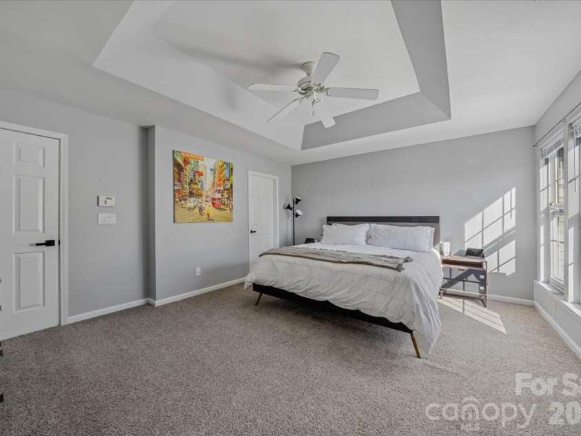 2120 Mondo Lane, Indian Trail, NC 28079.  MLS# CAR4373786, YatesRealty ID 21483. Primary Bedroom