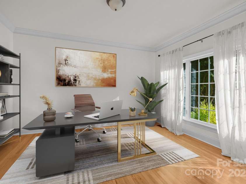 2608 Carmarthen Court, Matthews, NC 28104.  MLS# CAR4252626, YatesRealty ID 21488. Office Virtually Staged