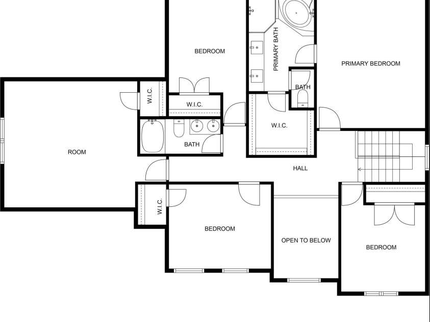 2608 Carmarthen Court, Matthews, NC 28104.  MLS# CAR4252626, YatesRealty ID 21488. Second Floor