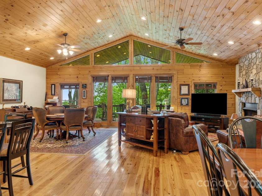 587 Grouse Thicket Road, Mars Hill, NC 28754.  MLS# CAR4269206, YatesRealty ID 21495. Open Floorplan