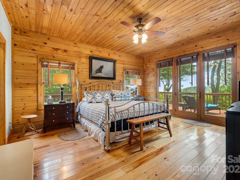 587 Grouse Thicket Road, Mars Hill, NC 28754.  MLS# CAR4269206, YatesRealty ID 21495. Primary bedroom