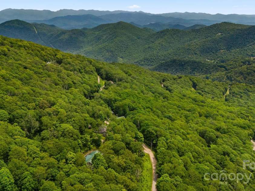 587 Grouse Thicket Road, Mars Hill, NC 28754.  MLS# CAR4269206, YatesRealty ID 21495. View from above #2