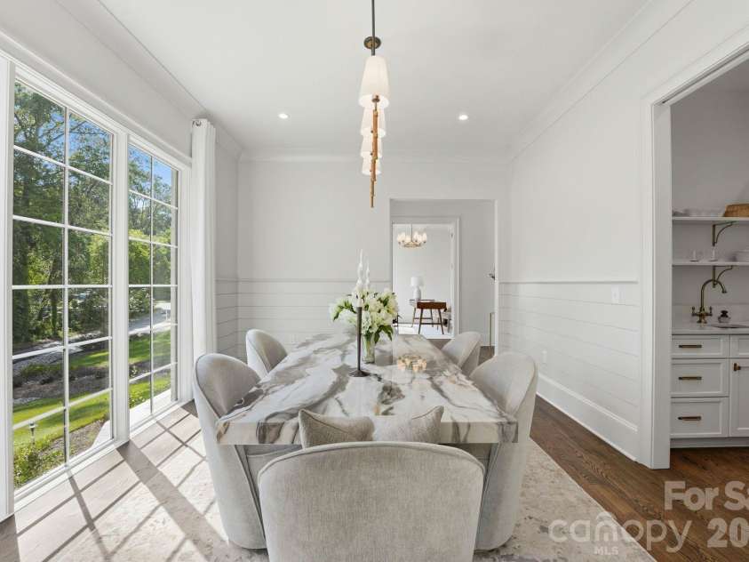 444 Hunter Lane, Charlotte, NC 28211.  MLS# CAR4405254, YatesRealty ID 21498. Formal dining room (main-level).