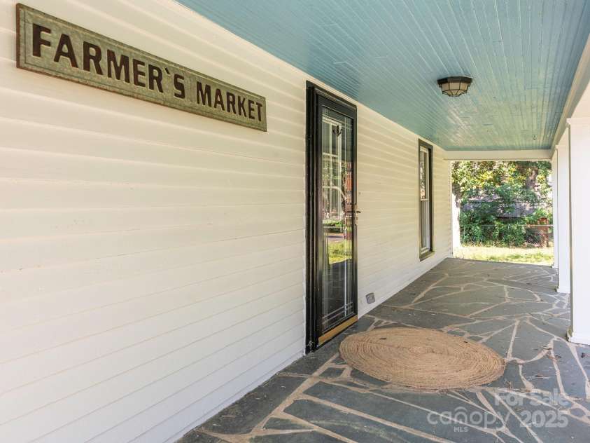 110 College Street, Marshville, NC 28103.  MLS# CAR4273371, YatesRealty ID 21502. Front Porch