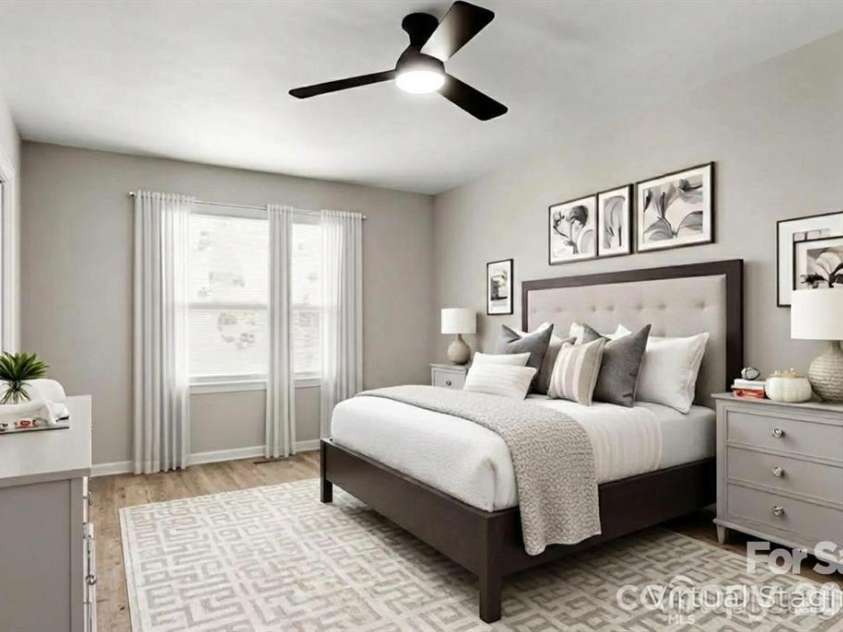 322 Holland Circle, Statesville, NC 28677.  MLS# CAR4376533, YatesRealty ID 21503. Primary Bedroom Virtually Staged