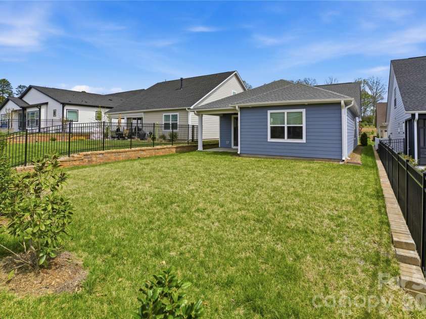 5562 Caneel Lane, Denver, NC 28037.  MLS# CAR4365008, YatesRealty ID 21504. Flat yard - partially fenced