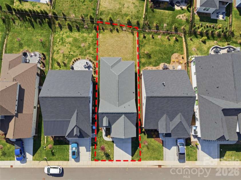 5562 Caneel Lane, Denver, NC 28037.  MLS# CAR4365008, YatesRealty ID 21504. Lot Lines