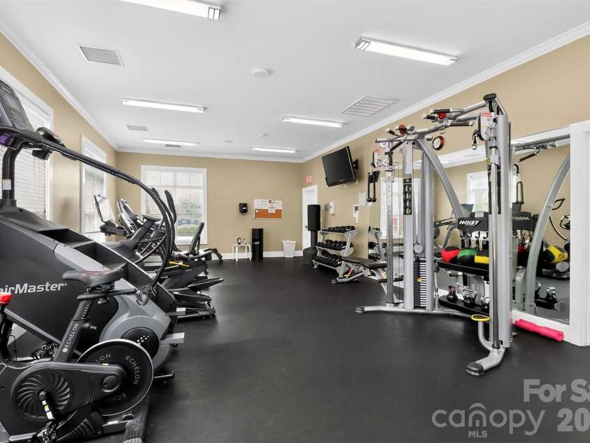 16809 Doe Valley Court, Cornelius, NC 28031.  MLS# CAR4380695, YatesRealty ID 21505. Gym