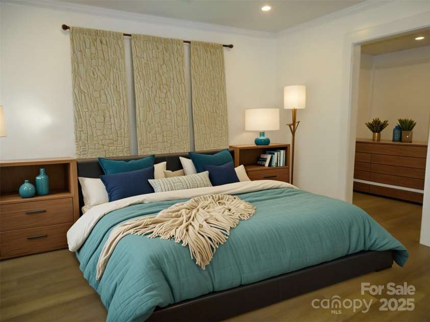 1865 Old Highway 64 Road, Lexington, NC 27292.  MLS# CAR4259772, YatesRealty ID 21517. Primary bedroom staged