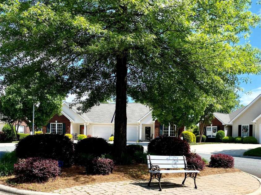 101 Keswick Lane, Mooresville, NC 28117.  MLS# CAR4317962, YatesRealty ID 21518. Come & sit awhile in the cul-de-sac outside the home.  The home sits to the right.