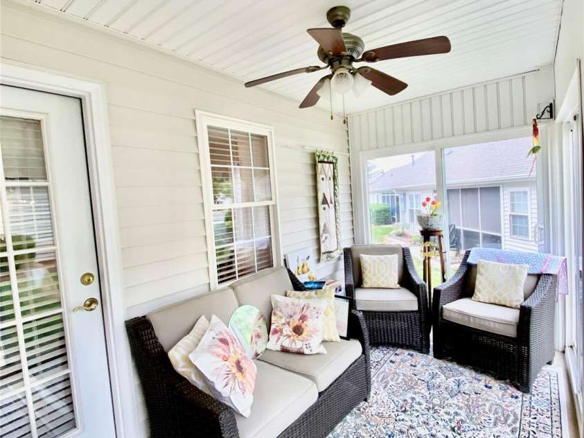 101 Keswick Lane, Mooresville, NC 28117.  MLS# CAR4317962, YatesRealty ID 21518. Relax and enjoy the Sunroom for peaceful, quiet moments or more space to entertain.