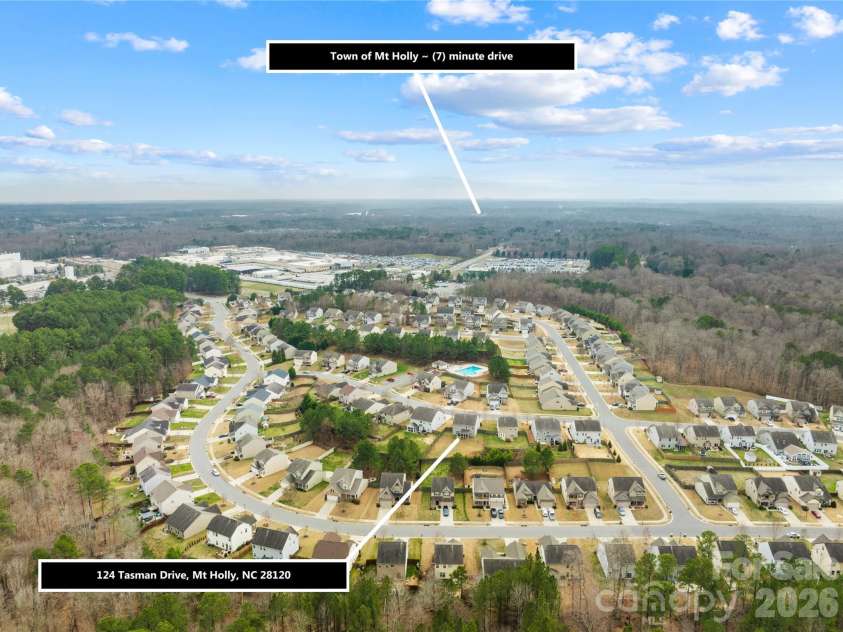 124 Tasman Drive, Mount Holly, NC 28120.  MLS# CAR4353970, YatesRealty ID 21519. 