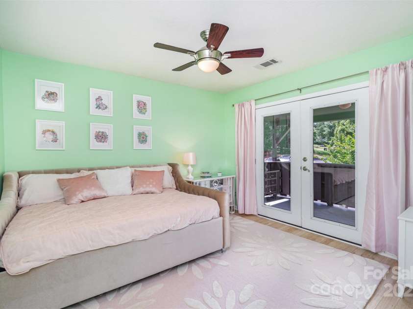 4725 Rounding Run Road, Charlotte, NC 28277.  MLS# CAR4271495, YatesRealty ID 21527. Secondary bedroom w private outdoor balcony.