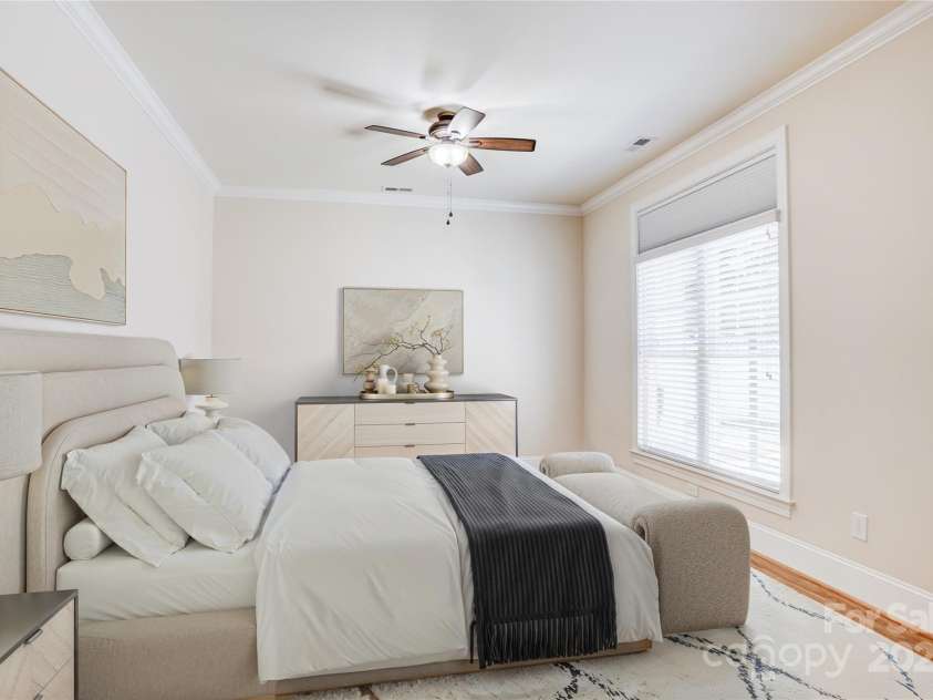 216 Harrison Lane, Locust, NC 28097.  MLS# CAR4244382, YatesRealty ID 21537. Primary suite w/2nd option for furniture placement