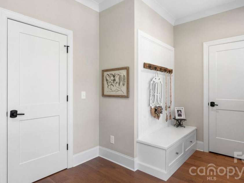 144 Mcneil Lane, Mooresville, NC 28117.  MLS# CAR4366466, YatesRealty ID 21538. Mudroom off side doors and garage. 