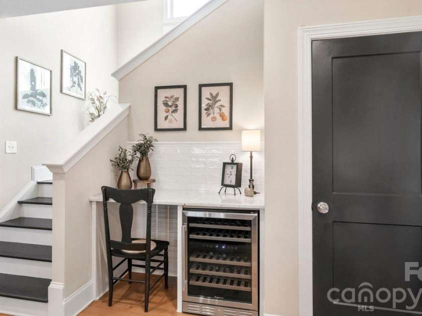 144 Mcneil Lane, Mooresville, NC 28117.  MLS# CAR4366466, YatesRealty ID 21538. Wine bar and wine refrigerator 