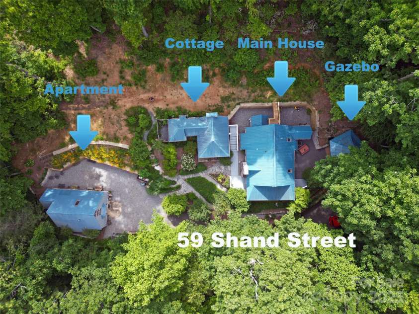 59 Shand Street, Saluda, NC 28773.  MLS# CAR4259487, YatesRealty ID 21538. 59 Shand-Property Map