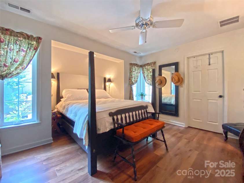 59 Shand Street, Saluda, NC 28773.  MLS# CAR4259487, YatesRealty ID 21538. Main House-1st Floor Bedroom