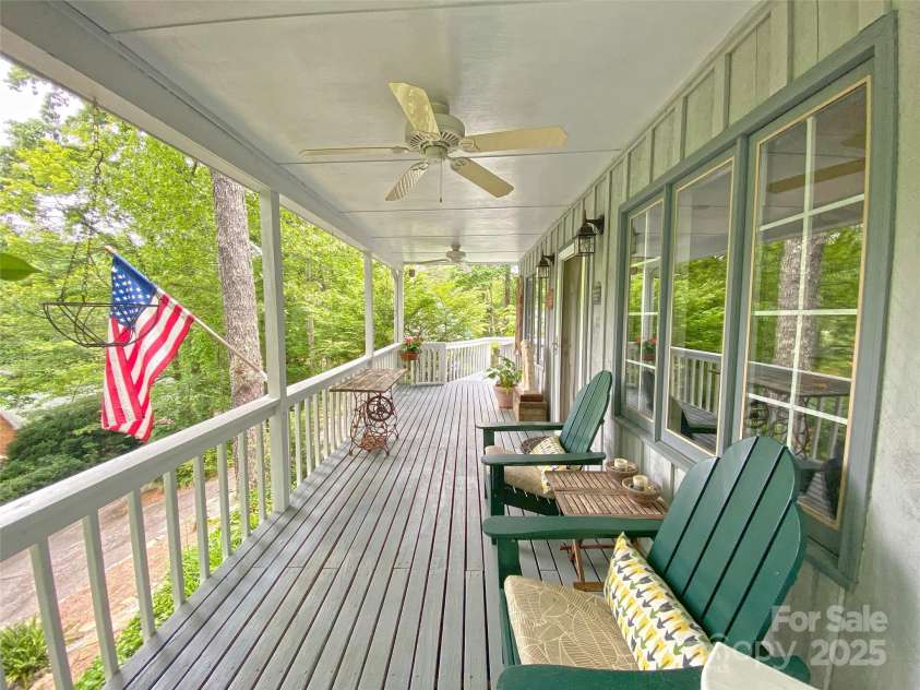 59 Shand Street, Saluda, NC 28773.  MLS# CAR4259487, YatesRealty ID 21538. Main House-Front Porch
