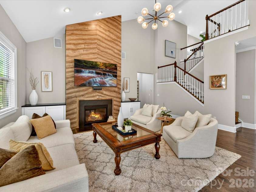 1548 Afton Way, Fort Mill, SC 29708.  MLS# CAR4372312, YatesRealty ID 21545. Tile surround fireplace