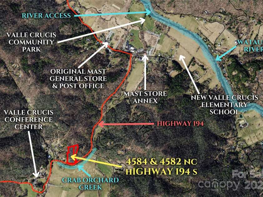 4584 & 4582 NC Highway 194 None, Banner Elk, NC 28604.  MLS# CAR4269014, YatesRealty ID 21549. 