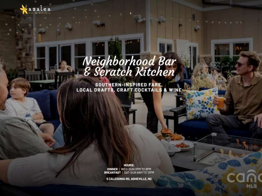 114 Bowling Park Road, Asheville, NC 28803.  MLS# CAR4302722, YatesRealty ID 2155. Azalea Bar & Kitchen