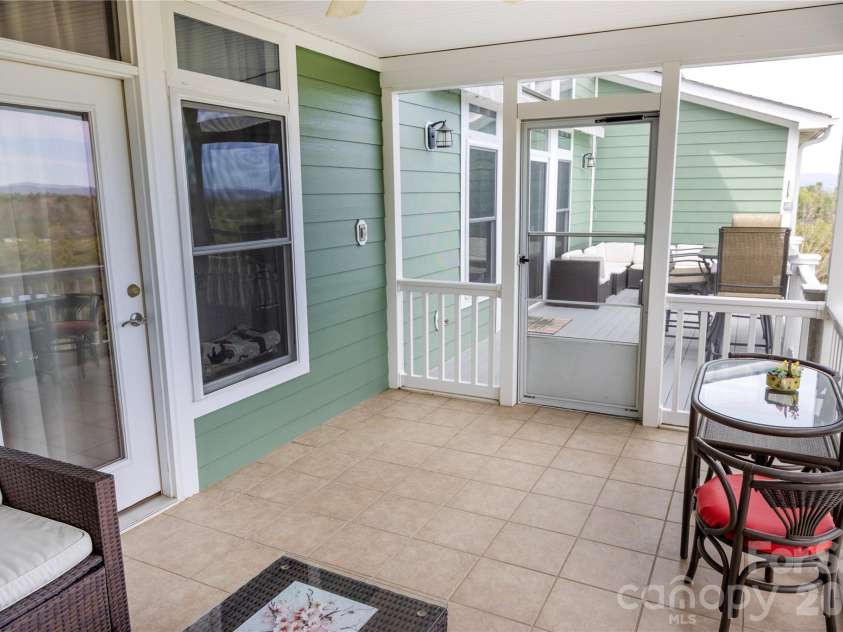 5 Gemini Heights, Weaverville, NC 28787.  MLS# CAR4341848, YatesRealty ID 21565. Screen porch off main bedroom