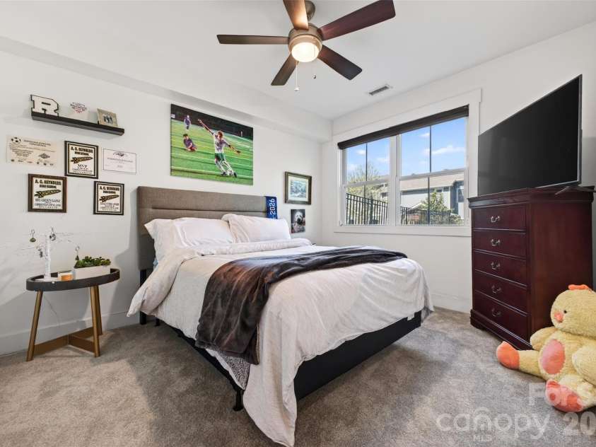 62 Dillingham Road, Asheville, NC 28805.  MLS# CAR4370349, YatesRealty ID 21567. Bedroom #2 on lower level