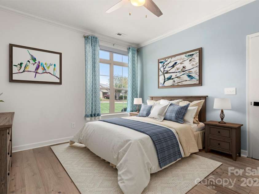 4759 Polo Gate Boulevard, Charlotte, NC 28216.  MLS# CAR4181175, YatesRealty ID 2157. Secondary bedroom (virtually staged)