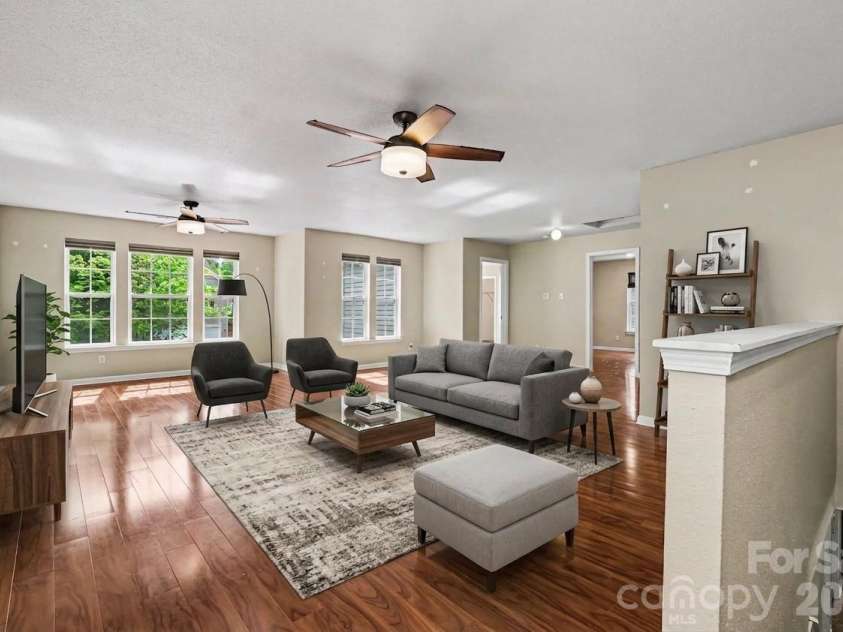 5671 Hammermill Drive, Harrisburg, NC 28075.  MLS# CAR4366194, YatesRealty ID 21571. Vritually staged
