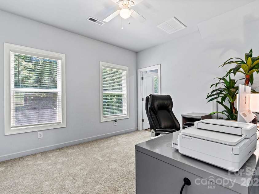 237 Mariposa Road, Stanley, NC 28164.  MLS# CAR4272727, YatesRealty ID 21573. Main level Office or extra bedroom