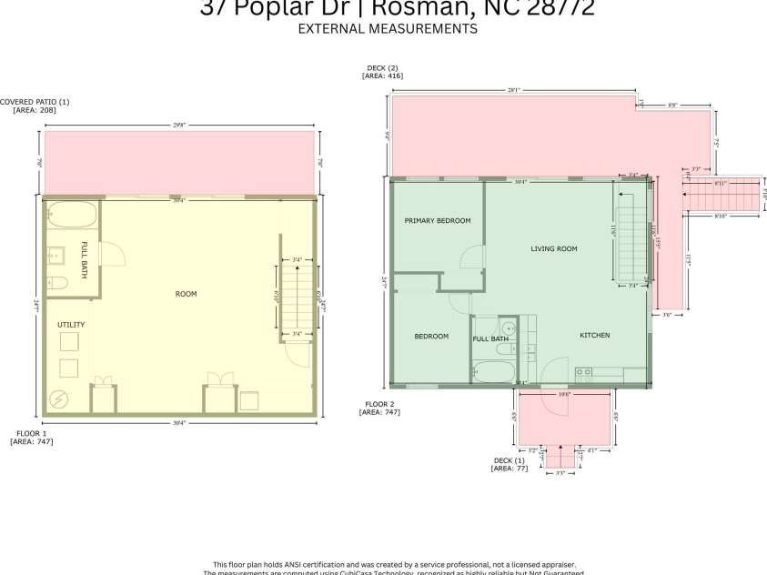 37 Poplar Drive, Rosman, NC 28772.  MLS# CAR4270053, YatesRealty ID 21574. 